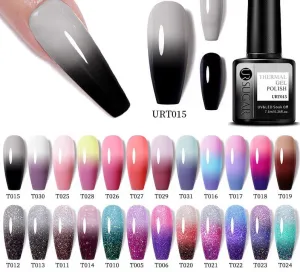 Wenkouban Thermal Gel Nail Polish Temperature Color-Changing Soak Off UV/LED Nail Gel Lacquers Varnish Gel Long Lasting Polish