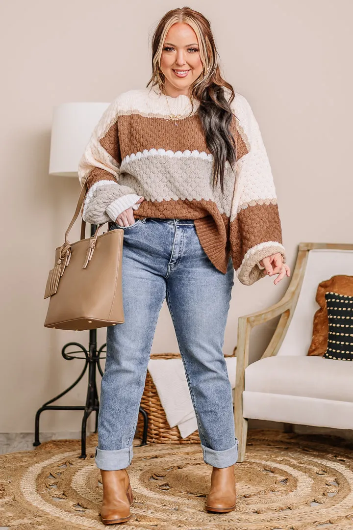 What Can I Say Cable Knit Sweater