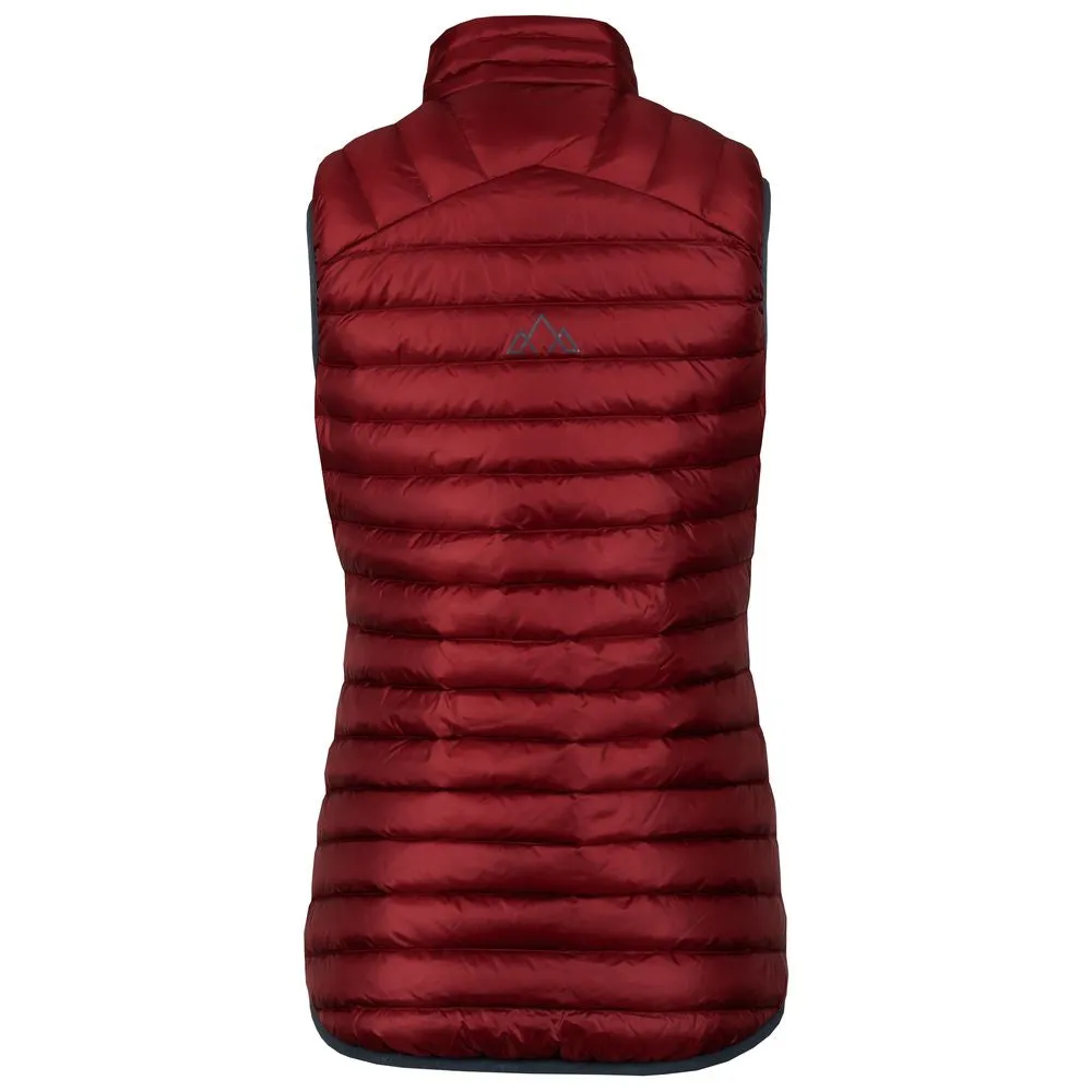 Womens Aktiv Down Gilet (Rust/Charcoal)