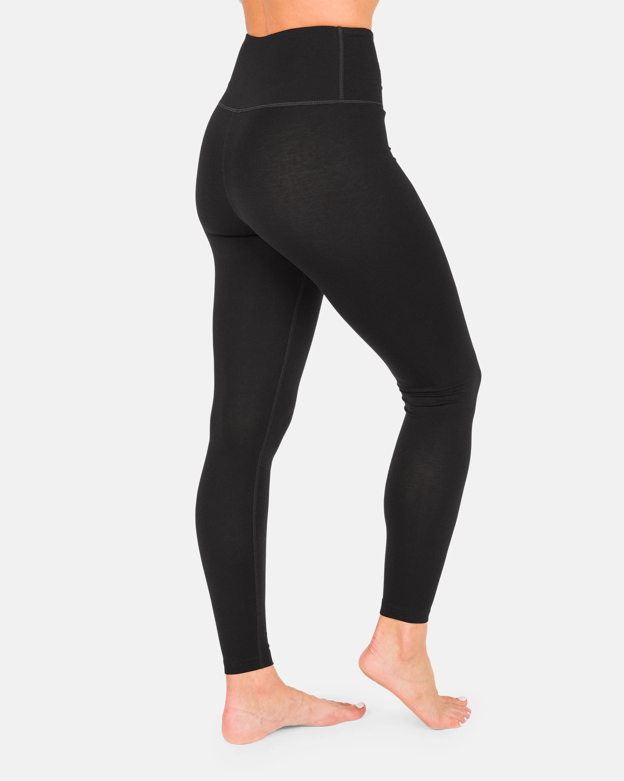 Womens Merino Blend Pants - Black