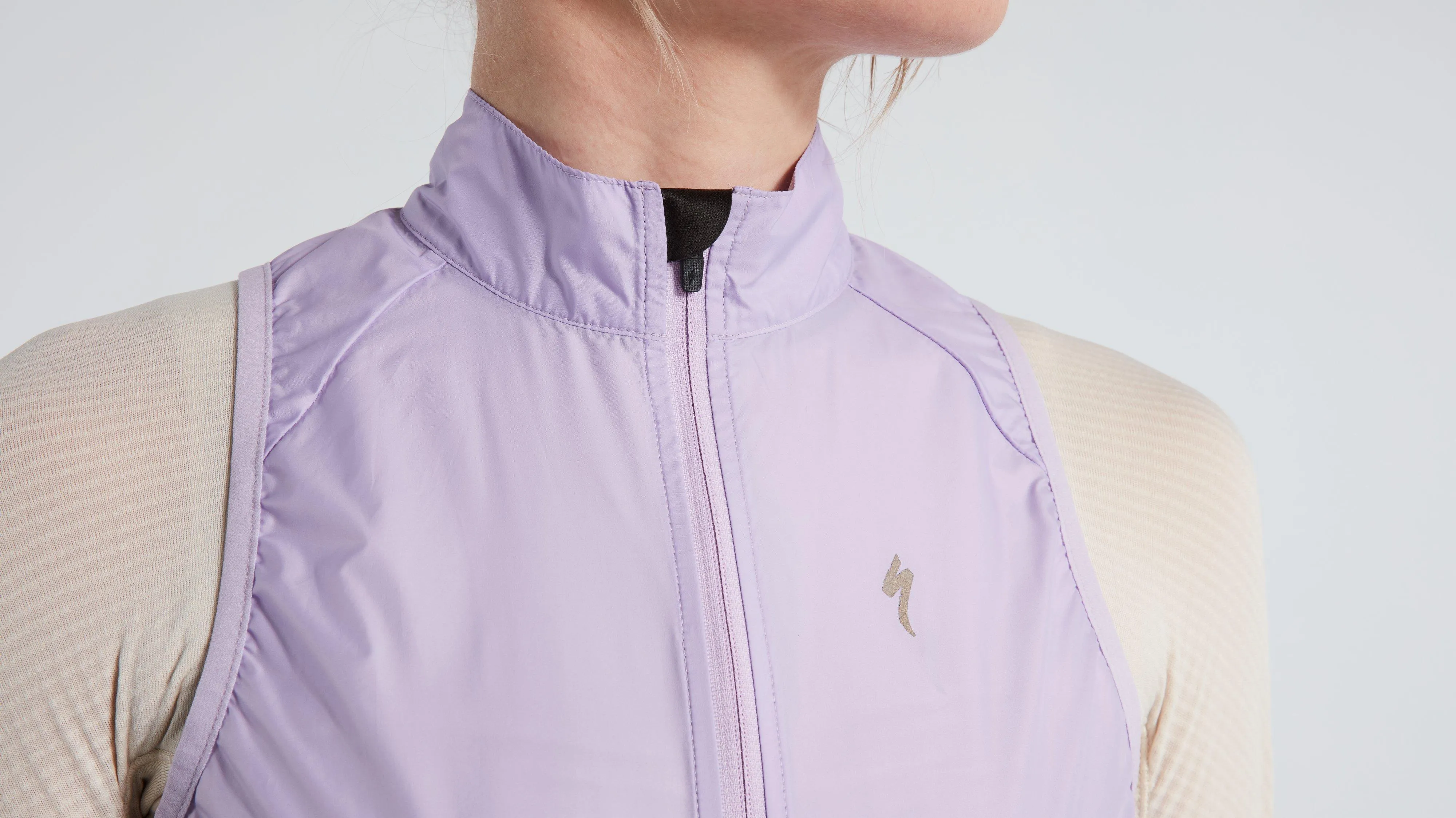 Women's SL Pro Wind Gilet UV Lilac
