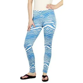 Zubaz NFL Women's Detroit Lions Team Color Tiger Print Leggings Pants